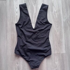 Free People Black One-Piece Swimsuit